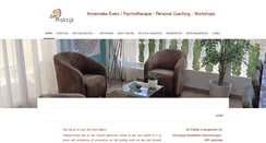 Desktop Screenshot of depraktijktherapie.nl